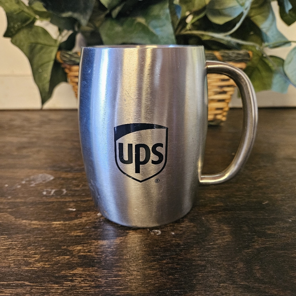 UPS stainless steel coffee mug
